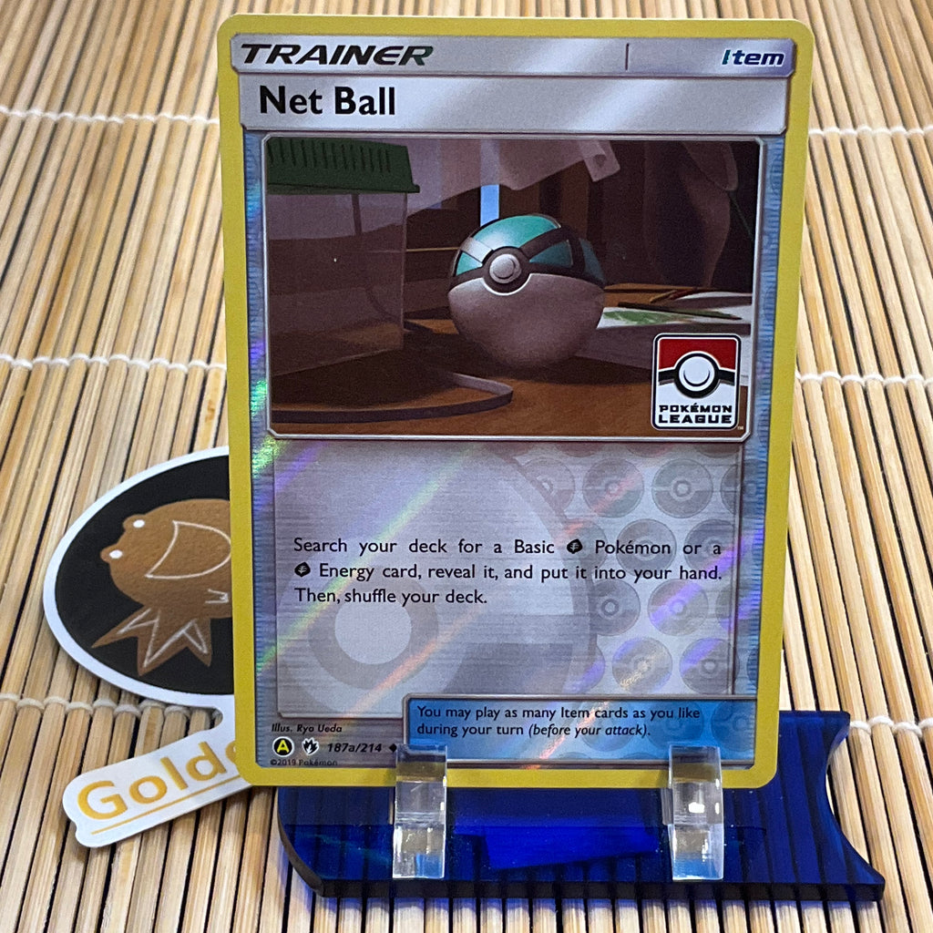 Net Ball (187a/214) (Pokemon League Stamp) GoldenFishGames Net Ball (187a/214) (Pokemon League Stamp) GoldenFishGames
