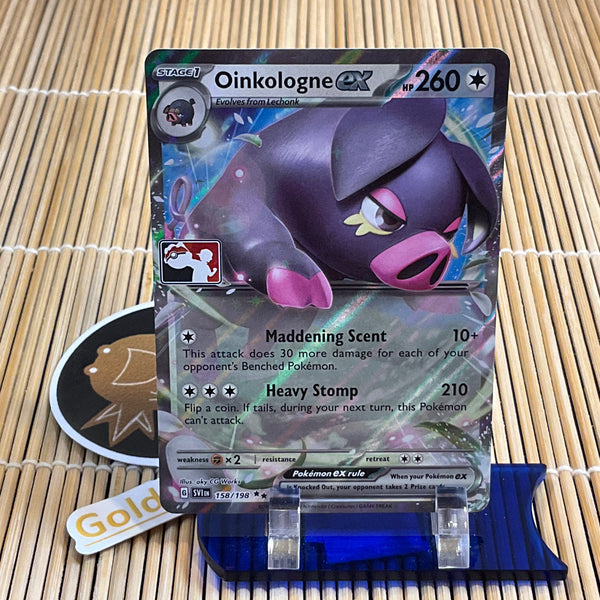 oinkologne pokemon card value Oinkologne ex (158/198) (Pokemon League Stamp) – GoldenFishGames