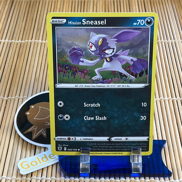 Hisuian Sneasel (092/189) (Cosmo Holo Promo) – GoldenFishGames