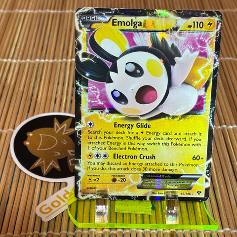 Emolga EX (46/146) (Light Play)