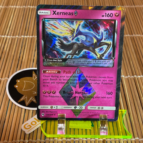 Xerneas (144/214) (Heavy Play)