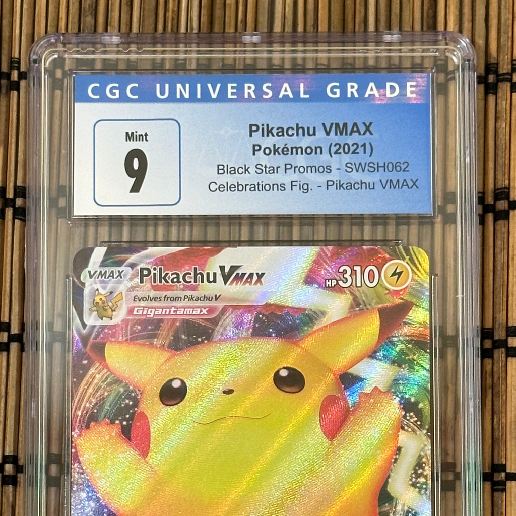 Pikachu VMAX (SWSH062) (CGC Universal Grade 9) GoldenFishGames Pikachu VMAX (SWSH062) (CGC Universal Grade 9) GoldenFishGames