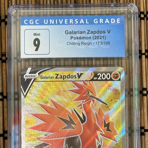 Galarian Zapdos V 173/198 (CGC Universal Grade 9)