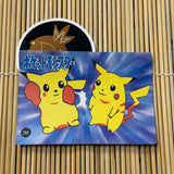 Pocket Monsters Vending Prism Sticker 295 Pikachu Squirtle Brushing Teeth