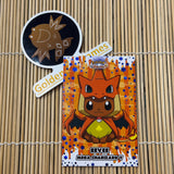 Card Database - Let's Go Eevee - Eevee Cosplay Charizard Poncho Art Card