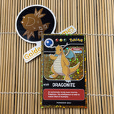 Card Database - R Editions Gold Pokedex Card - Dragonite #149 Art Card