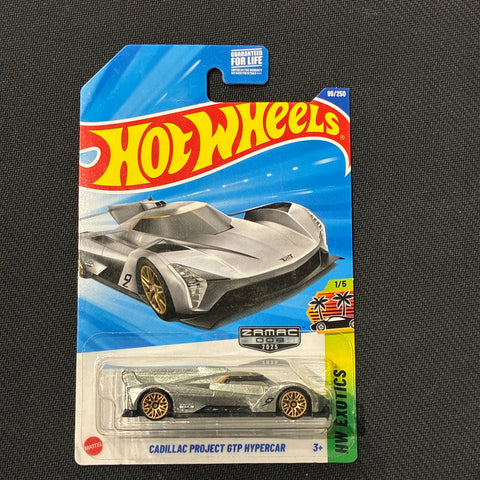 Hot Wheels (Cadillac Project GTP Hypercar 99/250 - Exotics 1/5) (Silver)
