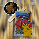 Pocket Monsters Vending Prism Sticker 086 Paras Pikachu
