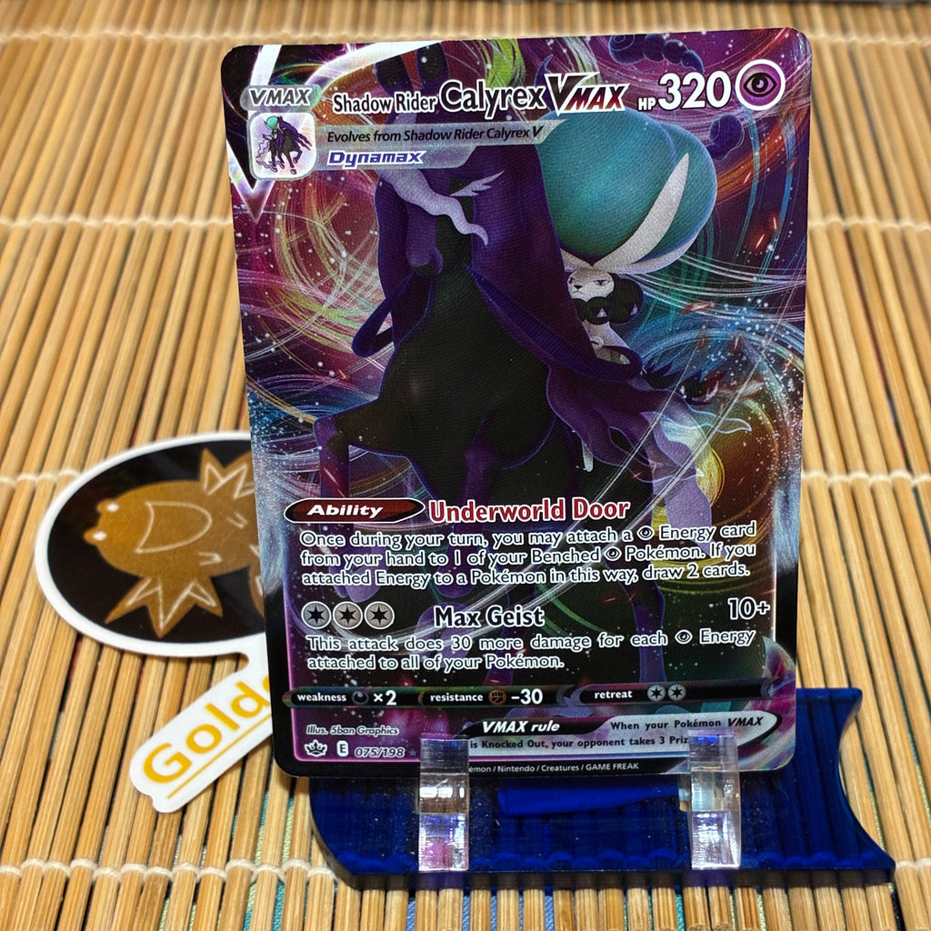 Shadow Rider Calyrex Vmax (075/198) GoldenFishGames Shadow Rider Calyrex Vmax (075/198) GoldenFishGames
