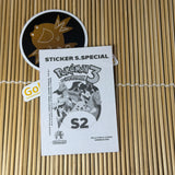 Pokedex 3 Sticker – Pikachu Glitter Holo S4