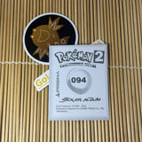 Suicune #245 Prism Holographic Sticker – Evoluciones Metal Album 094