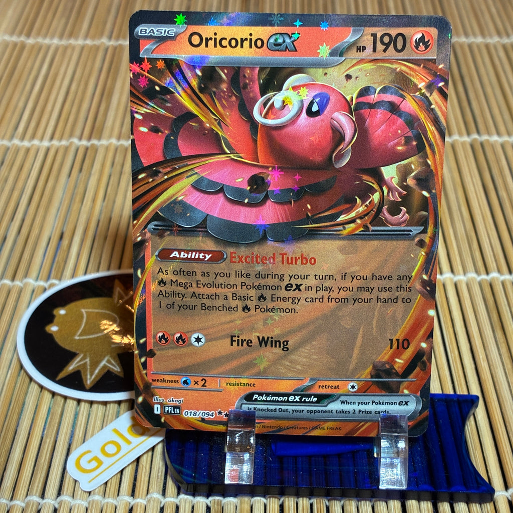 oricorio pokemon card Oricorio ex (018/094) – GoldenFishGames