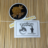 Gold Holographic Sticker Card - Professor Oak