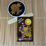 Gold Holographic Sticker Card - Sabrina