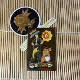 Gold Holographic Sticker Card - Lt. Surge