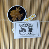 Gold Holographic Sticker Card - Blane