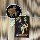 Gold Holographic Sticker Card - Giovanni