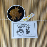 Gold Holographic Sticker Card - Giovanni