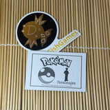 Gold Holographic Sticker Card - Brock