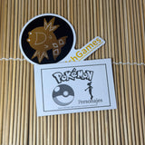 Gold Holographic Sticker Card - Misty