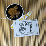 Gold Holographic Sticker Card - Jessie and James 2 Card Set
