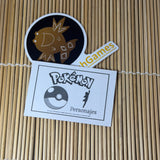Gold Holographic Sticker Card - Jessie and James 2 Card Set