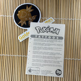 Pokémon Vintage Temporary Tattoo Sheet 20/20 – Merlin Collections (Oddish, Nidoqueen, Clefairy)