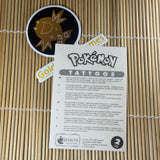 Pokémon Vintage Temporary Tattoo Sheet 2/20 – Merlin Collections (Dugtrio, Raticate, Bellsprout)