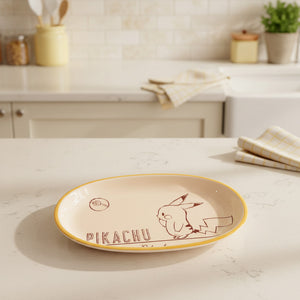 Pokémon Ceramic Food Dish (Pikachu Fish Dish 12.5")