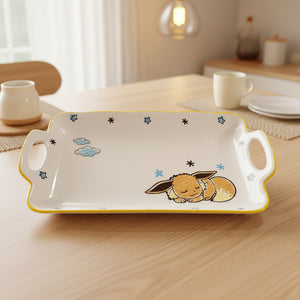 Pokémon Ceramic Food Dish (Eevee Serving Tray 12.8")