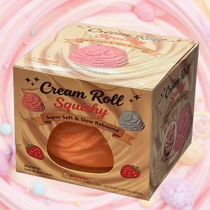 Cream Roll Squishy (Pink)