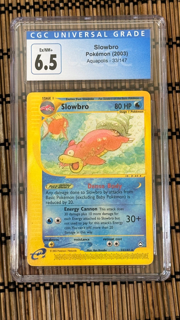 Slowbro 33/147 (CGC Universal Grade 6.5) GoldenFishGames Slowbro 33/147 (CGC Universal Grade 6.5) GoldenFishGames