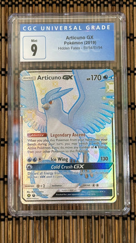 Articuno GX (SV54/SV94), Hidden Fates(2019) - CGC 9 – GoldenFishGames