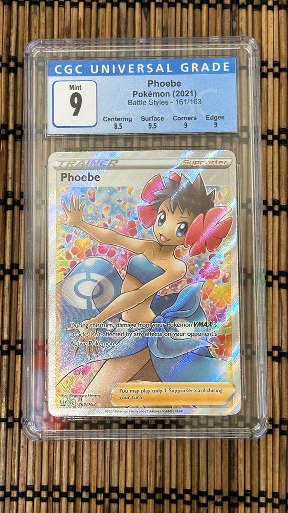 phoebe pokemon card Phoebe 161/163 (CGC Universal Grade 9)