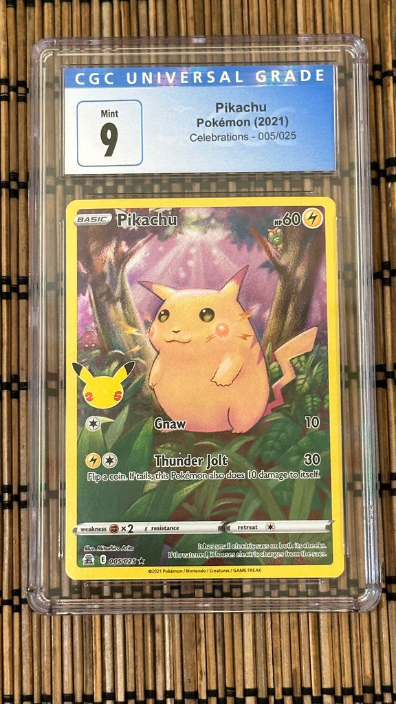 Pikachu 005/025 (CGC Universal Grade 9) Pikachu 005/025 (CGC Universal Grade 9)