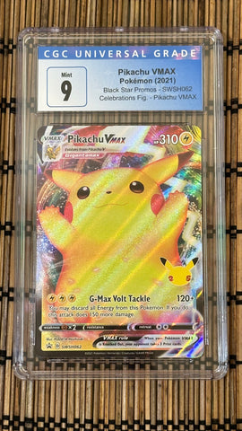 Pikachu VMAX (SWSH062) (CGC Universal Grade 9) GoldenFishGames Pikachu VMAX (SWSH062) (CGC Universal Grade 9) GoldenFishGames