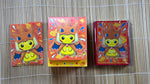 Poncho Wearing Pikachu-Charizard Japanese TCG Gaming Deck Box Set