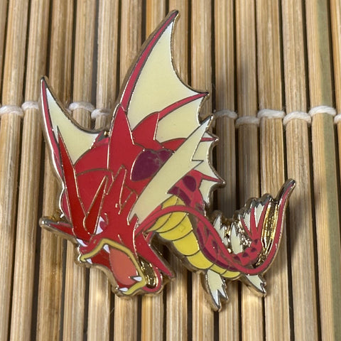 Shining Mega Gyarados Enamel Pin - Unleash the Power of the Sea