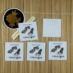 2001 Pokemon Slammer Sticker Set (Mankey #56, Rhydon #112, Seadra #117, Aerodactyl #142, Zapdos #145)