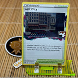Lost City (161/196) (Pokemon League Stamp) (Cosmic Holo with Swirl)