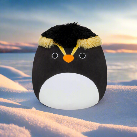 Squishmallow (4” Lockwood the Macaroni Penguin)