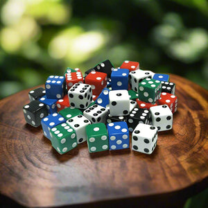 Dice Set (1 Pcs. Acrylic - Random Color D6)