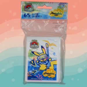 Pikachu Honolulu Card Sleeves 65ct (Pokémon Worlds Hawaii 2024)