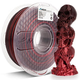 Amolen: PLA Shiny Silk Gradient 1.75mm, 1KG/2.2LB (Red/Black)