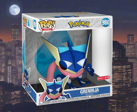 Funko Pop Pokémon (980 Greninja Jumbo Target Exclusive