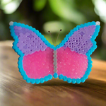 Butterfly Perler Bead Magnet