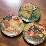 Pokémon Card 2.25" Matching Button Bundle (3)