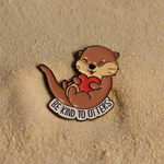 Be Kind To Otters Pin