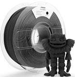 Amolen: PLA Matte Basic 1.75mm, 1KG/2.2LB (Charcoal Black)