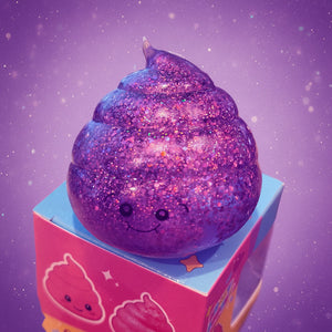 Brady Budeey Glitter Poop Squishy (Purple)